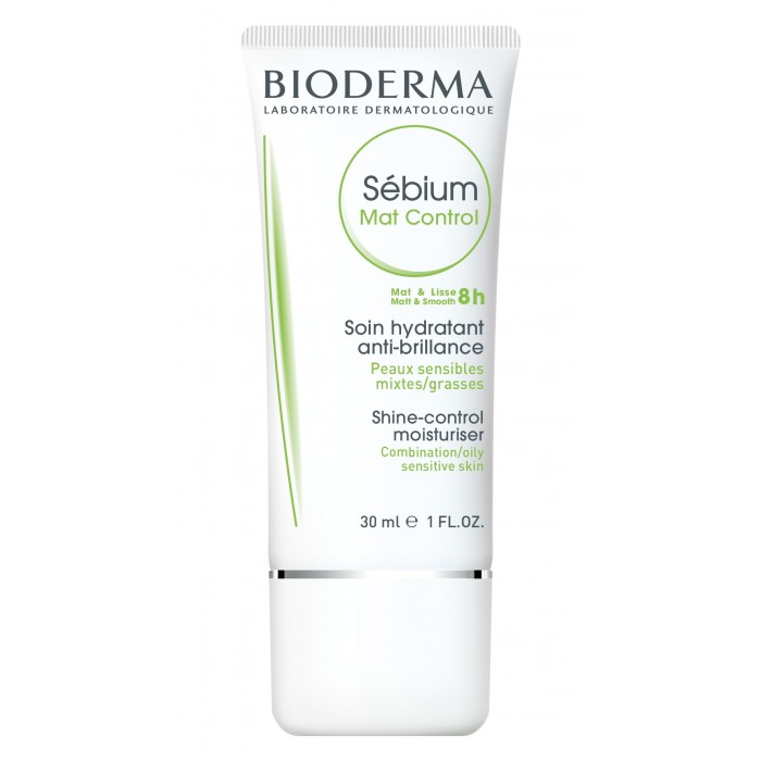 BIODERMA Sébium Mat Control Soin hydratant anti-brillance Tube de 30 ml