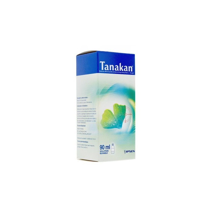 TANAKAN Extrait de Gingko Biloba Flacon de 90 ml IDIM PHARMA - 1