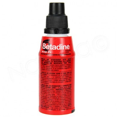 BETADINE Scrub 4 % povidone iodée Flacon de 125 ml Mylan - 1 BETADINE Scrub 4 % povidone iodée Flacon de 125 ml Mylan - 1