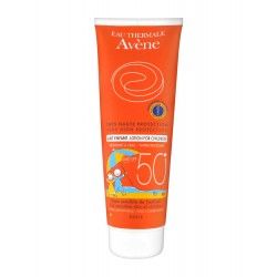 AVENE SOLAIRE 50 + Lait enfant très haute protection Tube de 250 ml AVENE SOLAIRE 50 + Lait enfant très haute protection Tube de 250 ml
