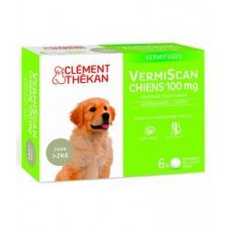 VERMISCAN Chiots 100 mg Boite de 4 comprimés VERMISCAN Chiots 100 mg Boite de 4 comprimés
