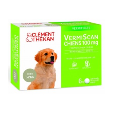 VERMISCAN Chiots 100 mg Boite de 4 comprimés VERMISCAN Chiots 100 mg Boite de 4 comprimés