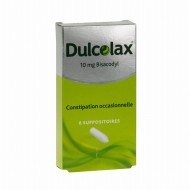 DULCOLAX 10mg Suppositoires Adultes Boite de 6 DULCOLAX 10mg Suppositoires Adultes Boite de 6