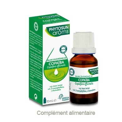 PHYTOSUN AROMS Baume de COPAÏBA Flacon de 10 ml