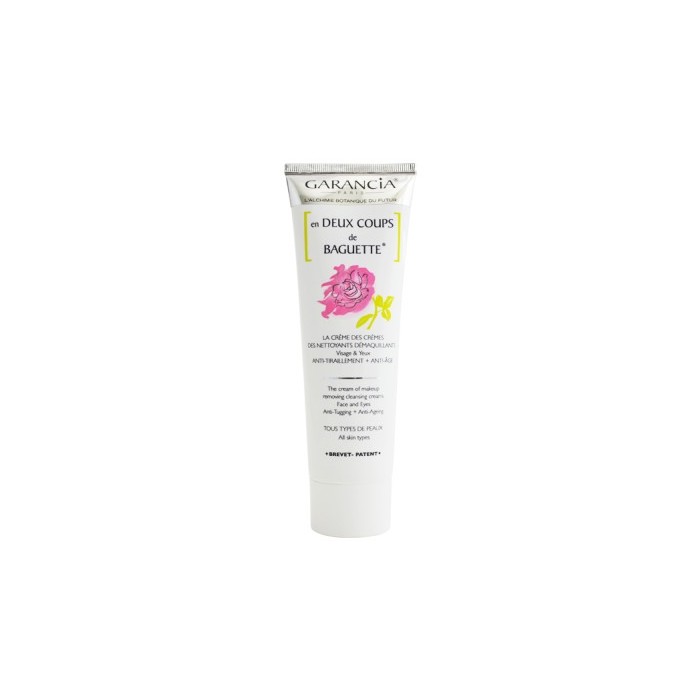 GARANCIA Crème nettoyante démaquillante visage et yeux "En Deux Coups de Baguette" Rose Tube de 120 g GARANCIA - 1