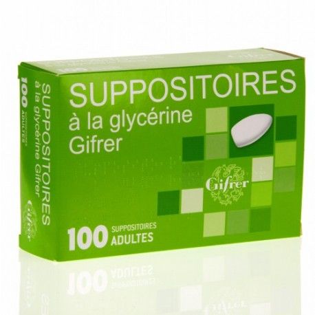 Gifrer Suppositoires A La Glycerine Adultes Boite De 100