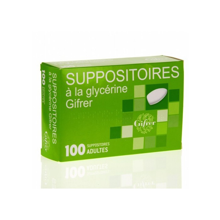 GIFRER Suppositoires à la glycérine Adultes Boite de 100