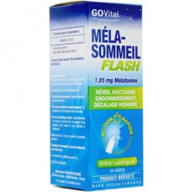 GOVITAL Méla-Sommeil Flash Spray buccal de 20 ml