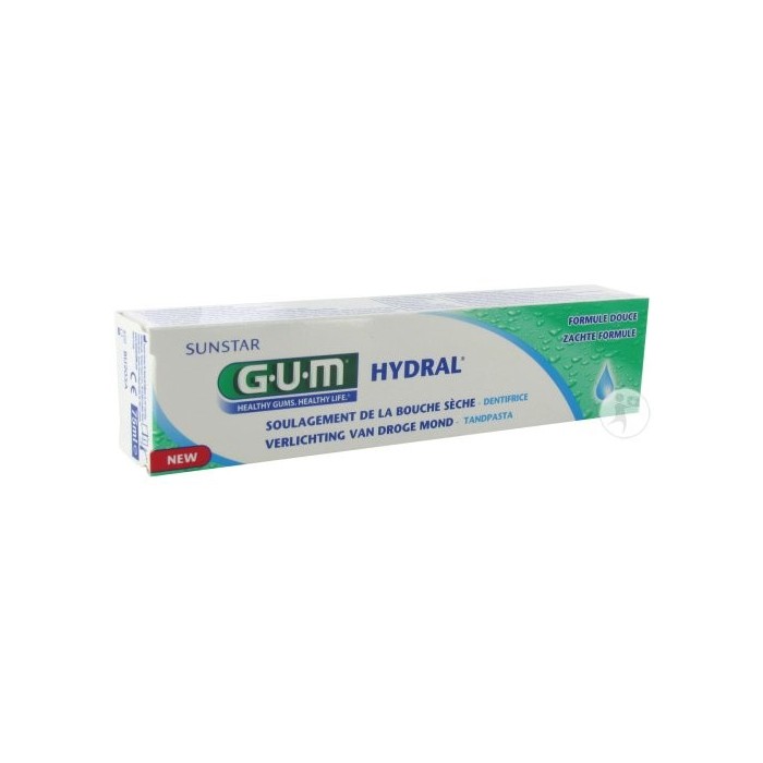 GUM Hydral Dentifrice des bouches sèche tube de 75 ml