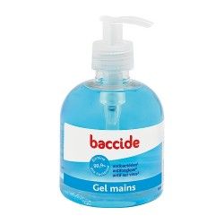 BACCIDE Gel hydroalcoolique pour les mains flacon pompe de  300 ml