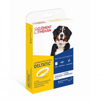 CLEMENT THEKAN DELTATIC Collier antiparasitaires grand chien (+ 25kg) 75 cm