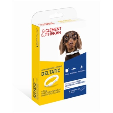 CLEMENT THEKAN DELTATIC Collier antiparasitaires très petit chien (0-5kg)