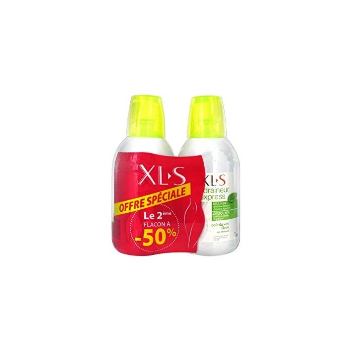 XLS Draineur Express Lot de 2 flacon de 500 ml