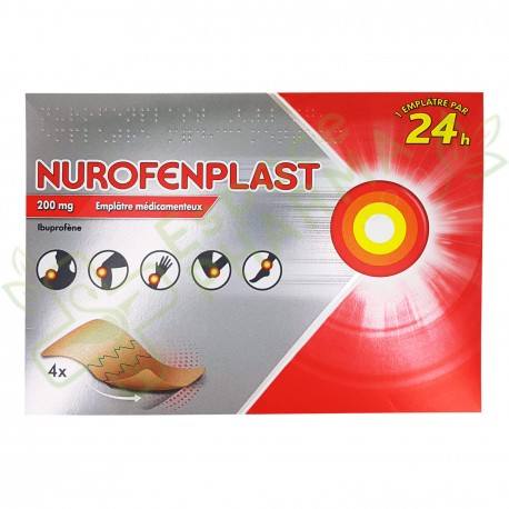 NUROFENPLAST 200 Mg Boite de 4 emplâtre médicamenteux