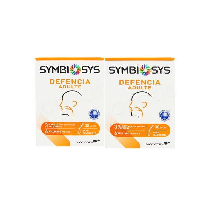 SYMBIOSYS DEFENCIA Adulte Lot de 2 boites de 30 sticks