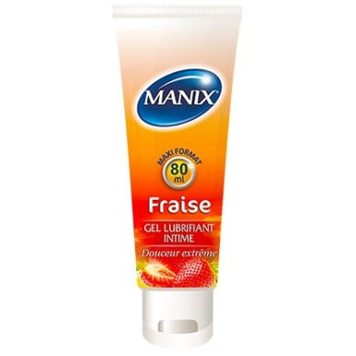 MANIX Gel lubrifiant a la fraise Tube de 80 ml MANIX Gel lubrifiant a la fraise Tube de 80 ml