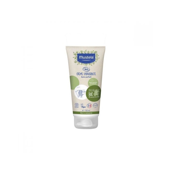 MUSTELA BIO Crème hydratante sans parfum Tube de 150 ml