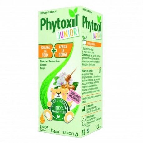 Phytoxil Junior Sirop Enfant 2 Ans Flacon De 100 Ml Phytoxil Junior Sirop Enfant 2 Ans Flacon De 100 Ml
