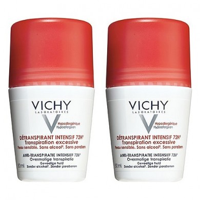 VICHY Détranspirant intensif pour une transpiration excessive 2Billes de 50ml VICHY - 1 VICHY Détranspirant intensif pour une transpiration excessive 2Billes de 50ml VICHY - 1