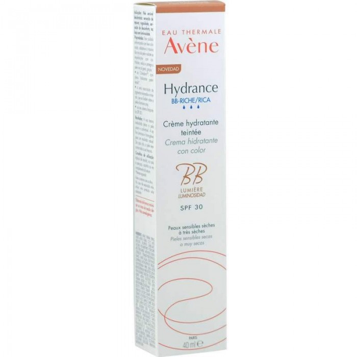 AVENE HYDRANCE BB Lumière CRÈME riche HYDRATANTE TEINTÉE SPF 30 Tube de 40 ml AVENE HYDRANCE BB Lumière CRÈME riche HYDRATANTE TEINTÉE SPF 30 Tube de 40 ml