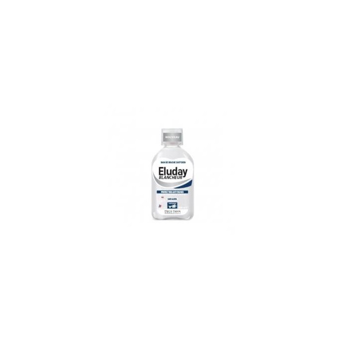 ELUDAY Blancheur Bain de bouche quotidien sans alcool Flacon de 500 ml