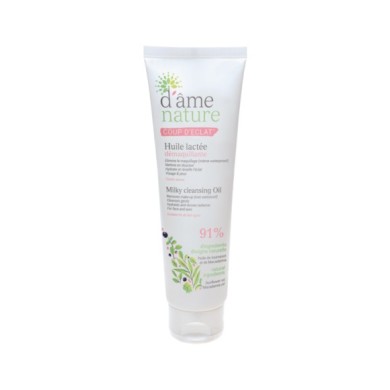 D'AME NATURE Huile lactée démaquillante Tube de 150 ml