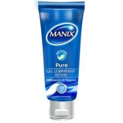 MANIX PURE Gel lubrifiant intime hydratation intense Flacon de 200 ml
