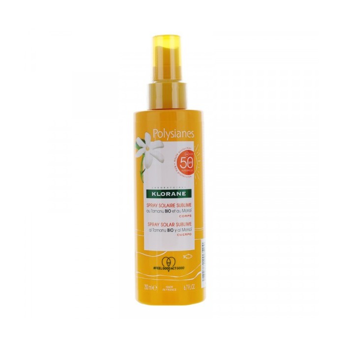 KLORANE POLYSIANES Spray solaire sublimé SPF 50 Spray de 200 ml