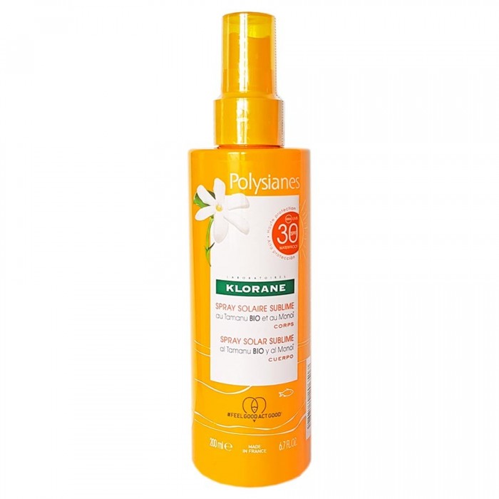 KLORANE POLYSIANES Spray solaire sublimé SPF 30 Spray de 200 ml
