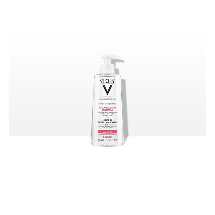 VICHY Pureté Thermale Eau micellaire minérale Flacon pompe de 400 ml