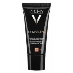 VICHY DERMABLEND Fond de teint fluide n° 45 GOLD Tube de 30 ml VICHY DERMABLEND Fond de teint fluide n° 45 GOLD Tube de 30 ml