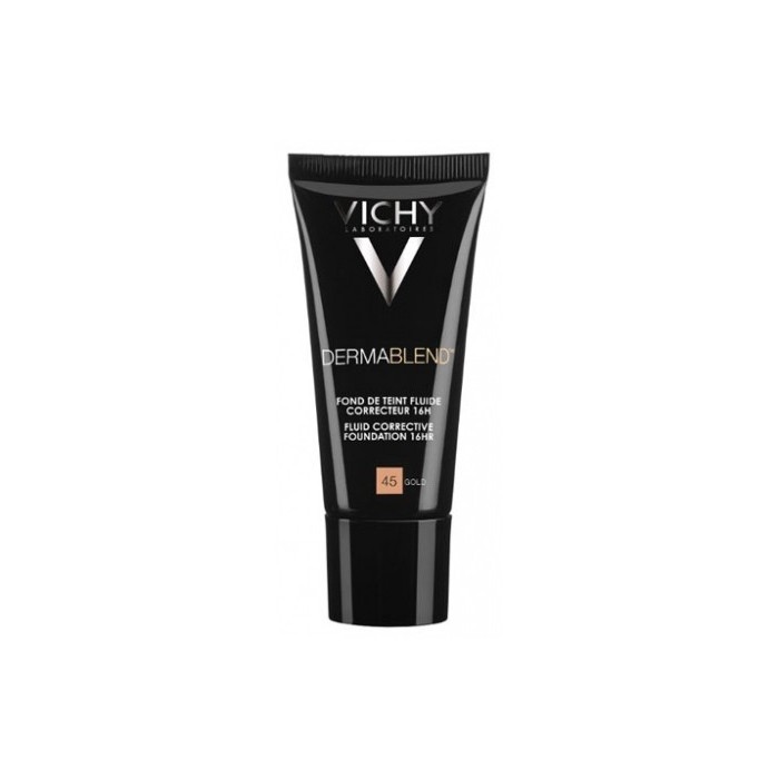 VICHY DERMABLEND Fond de teint fluide n° 45 GOLD Tube de 30 ml