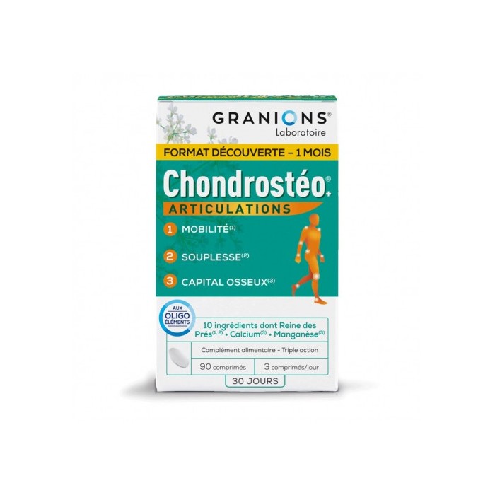 CHONDROSTEO Articulations  Boite de 90 Comprimés CHONDROSTEO Articulations  Boite de 90 Comprimés