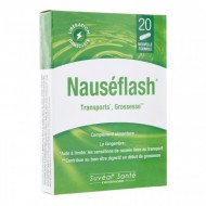 NAUSEFLASH Complément alimentaire transport et grossesse Boite de 20 gélules NAUSEFLASH Complément alimentaire transport et grossesse Boite de 20 gélules