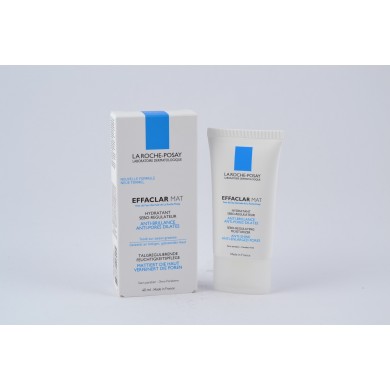 LA ROCHE POSAY EFFACLAR MAT Crème hydratante matifiante Tube de 40ml LA ROCHE POSAY EFFACLAR MAT Crème hydratante matifiante Tube de 40ml