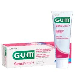 GUM SENSIVITAL + Dentifrice contre la sensibilité dentaire Tube de 75 ml