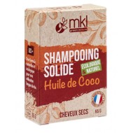 MKL Shampooing solide à l'Huile de coco pour cheveux secs Pain de 65 grammes