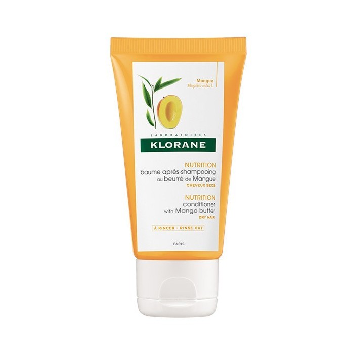 KLORANE Crème de douche a la fleur de Frangipanier bio Peaux sèches Tube de 75 ml