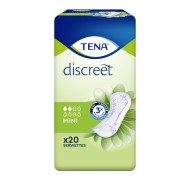 TENA DISCREET Mini Paquet de 20 serviettes
