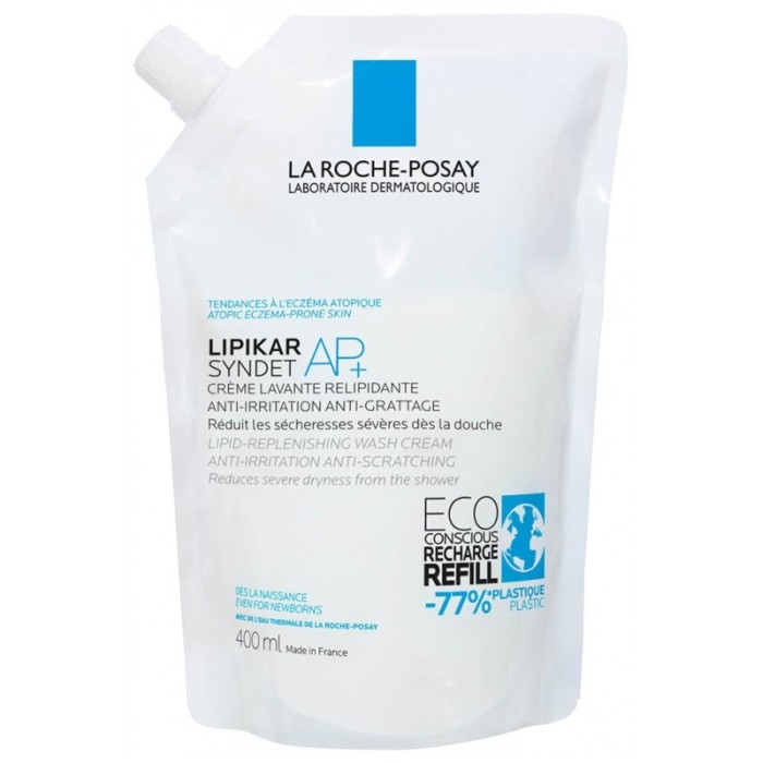 LA ROCHE POSAY LIPIKAR Syndet AP + Creme lavante Eco-recharge 400 ml LA ROCHE POSAY LIPIKAR Syndet AP + Creme lavante Eco-recharge 400 ml