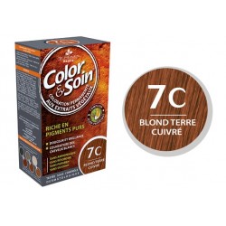 Color & Soin Colorations 7 C Blond Terre Cuivré Color & Soin Colorations 7 C Blond Terre Cuivré