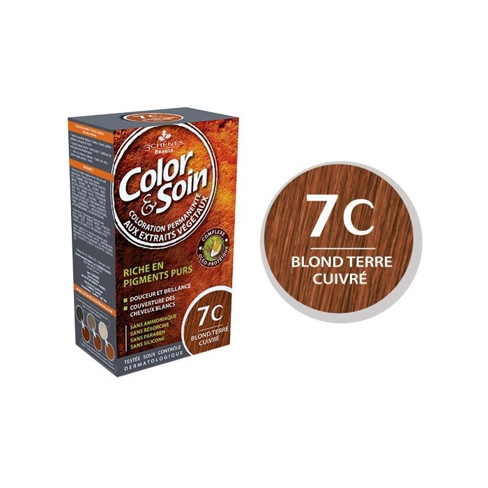 Color & Soin Colorations 7 C Blond Terre Cuivré