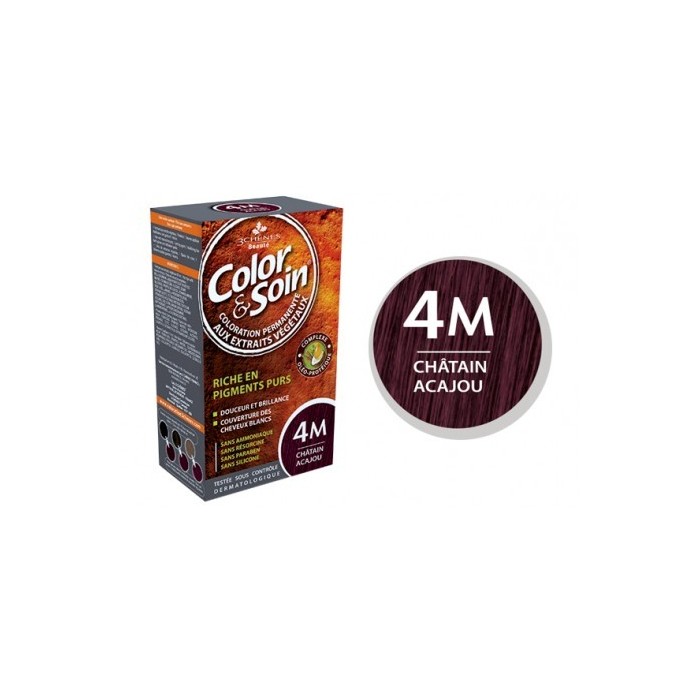 Color & Soin Colorations 4M Châtain Acajou