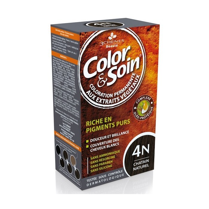 Color & Soin Colorations 4N Châtain Naturel
