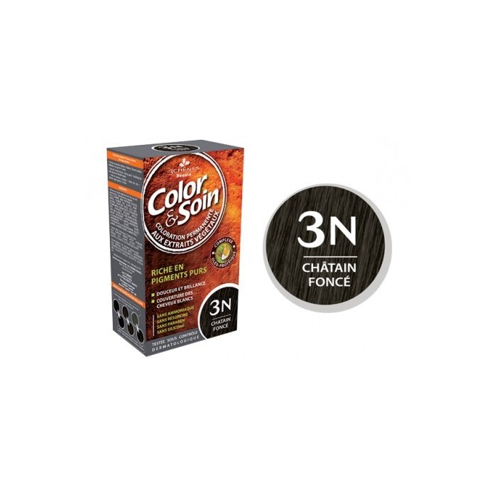 Color & Soin Colorations 3N Châtain foncé