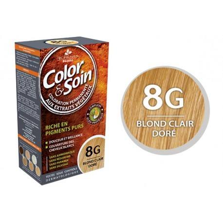 Color & Soin Colorations 8G Blond clair doré