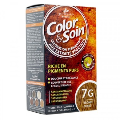 Color & Soin Colorations 7G Blond Doré Color & Soin Colorations 7G Blond Doré