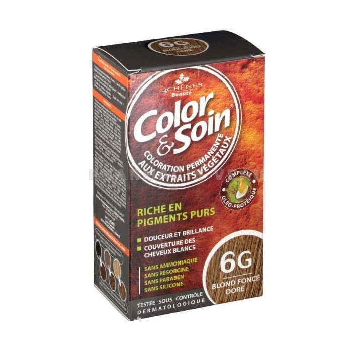 Color & Soin Colorations 6G Blond Foncé Doré