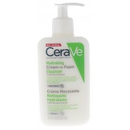 CERAVE Crème moussante netoyante hydratante Flacon pompe de 236 ml CERAVE Crème moussante netoyante hydratante Flacon pompe de 236 ml