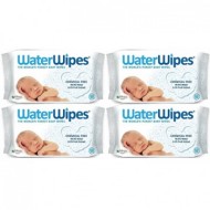 WATERWIPES Lingettes bébé sans actif chimique 4 Paquets de 60 lingettes